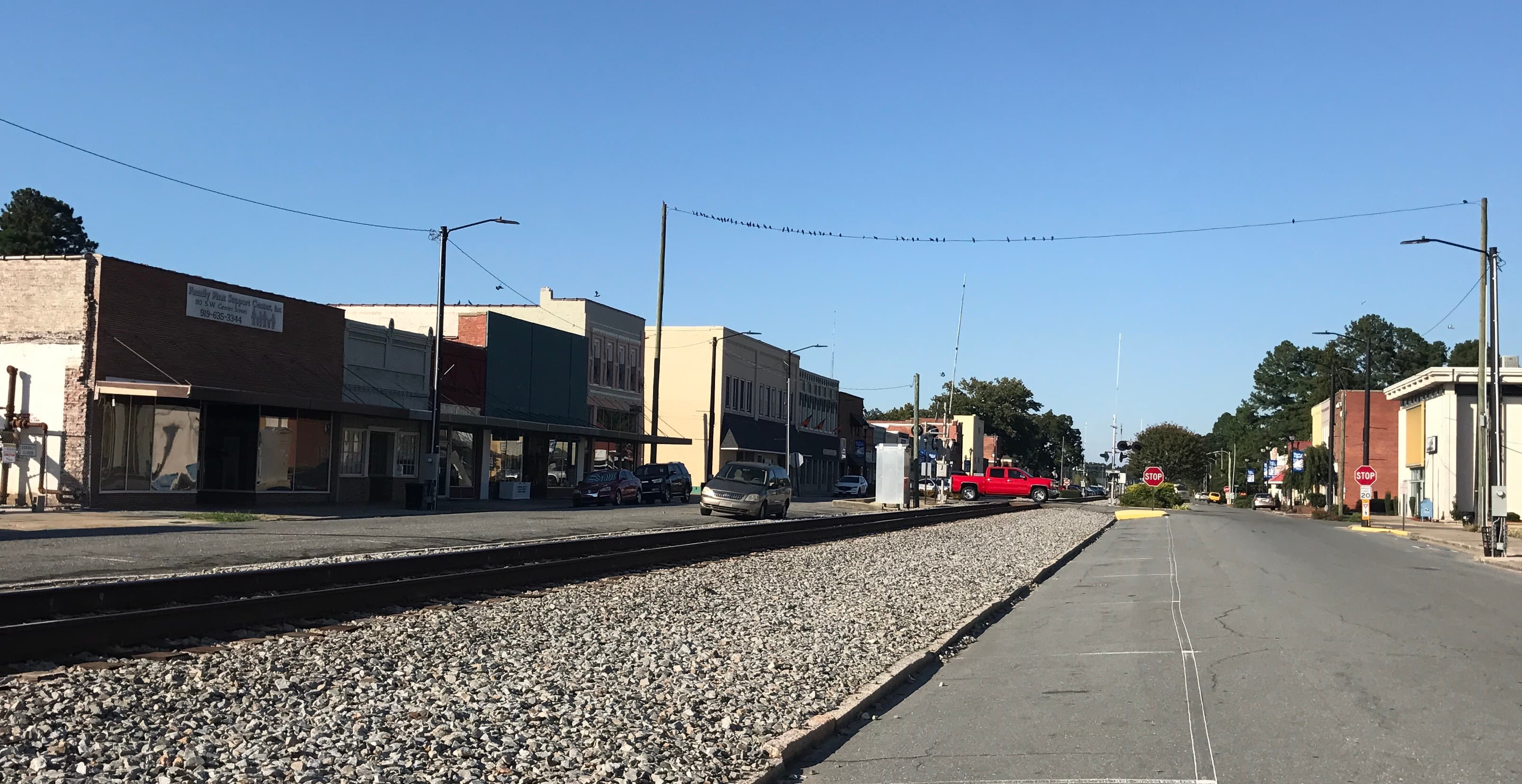 Downtown Mount Olive, North Carolina — Bennett's Towing service area